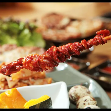 낙지 꼬치 호롱 구이 양념 소스 세트 (900g+소스 3팩) 이미지