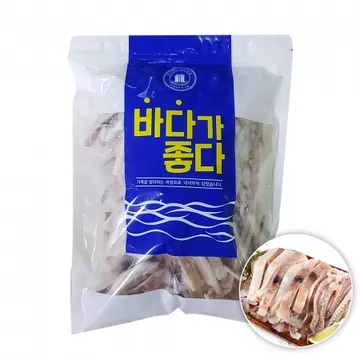국내산 냉동 오징어채 1kg 손질 절단 생물오징어