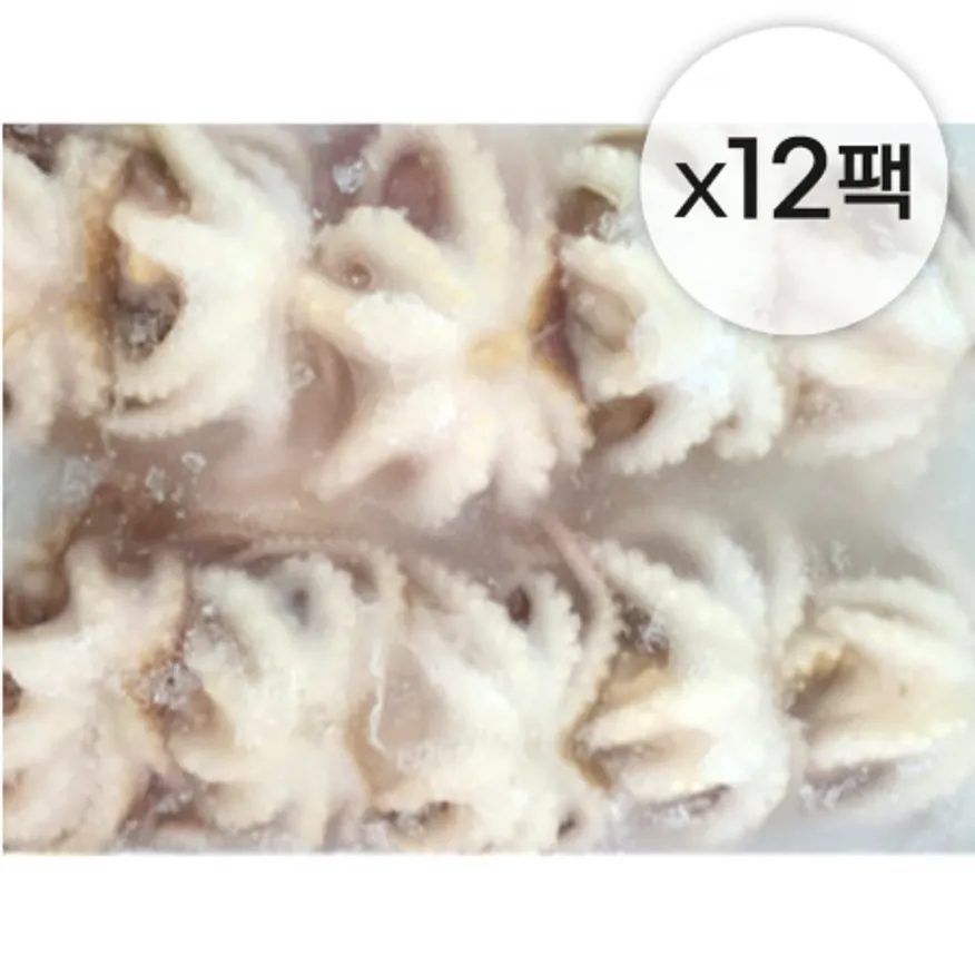 손질 쭈꾸미 10미 2.4kg (12ea*200g) 냉동 생물쭈꾸미 이미지