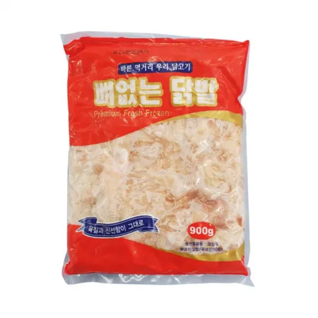 국내산 뼈없는 닭발 900g 무뼈닭발 이미지