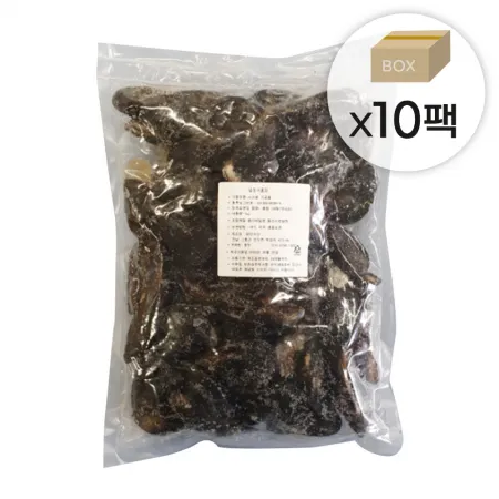 국내산 냉동 자숙 피홍합 1박스10kg (1kgx10팩)