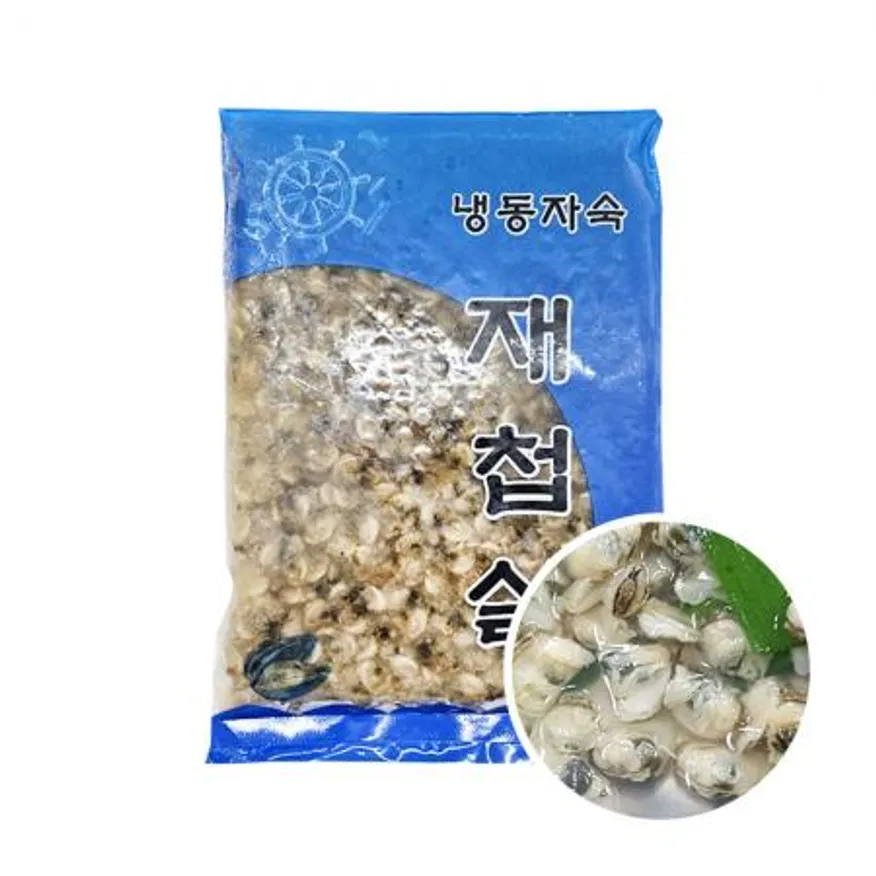 냉동 자숙 재첩살 조개살 500g 재첩 조개 재첩국 이미지