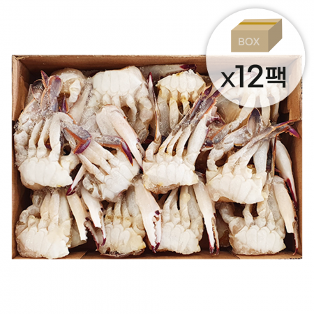냉동 절단꽃게 손질꽃게 S 5.4kg(450gx12팩) 한팩당 25조각내외