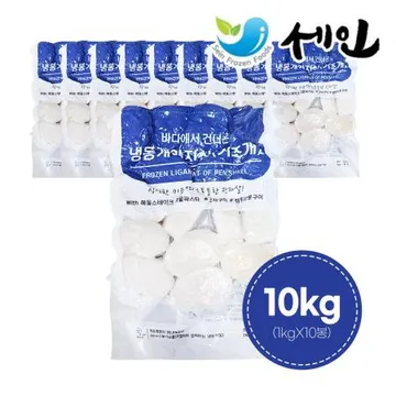 냉동 키조개관자살 1박스 10kg (1kgx10팩)