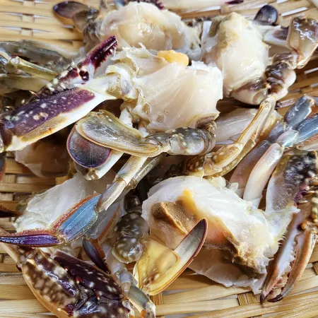 국내산 절단꽃게 1박스 8kg (400gx20팩) 냉동 국산 한팩당10조각내외 이미지