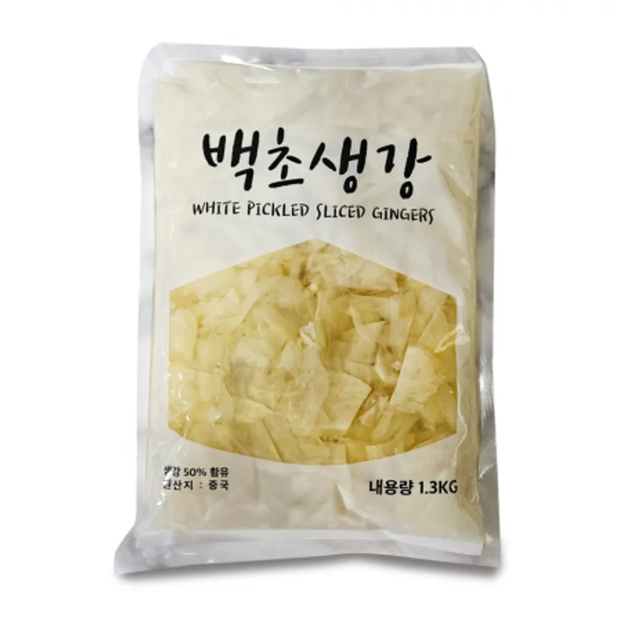 초생강 백색 1.3kg 생강초절임 미드미 이미지