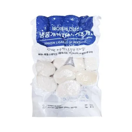 냉동 키조개관자살 1박스 10kg (1kgx10팩) 16/20 대 이미지