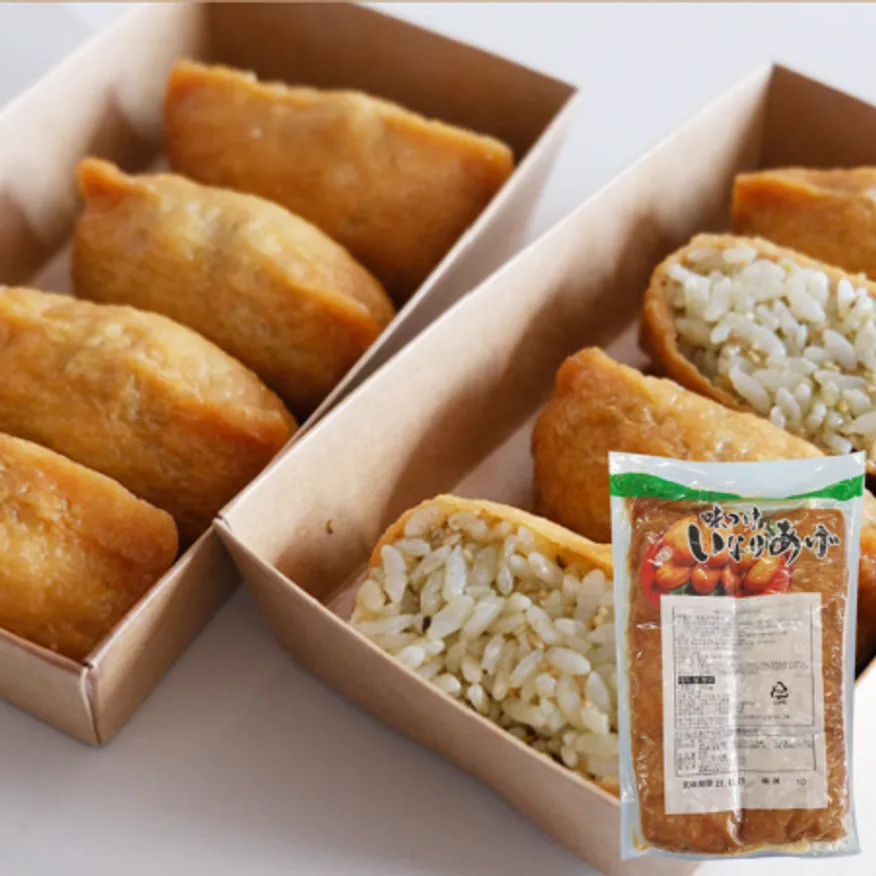 일본사각조미 유부초밥 900g(60매*1팩) 초밥재료 이미지