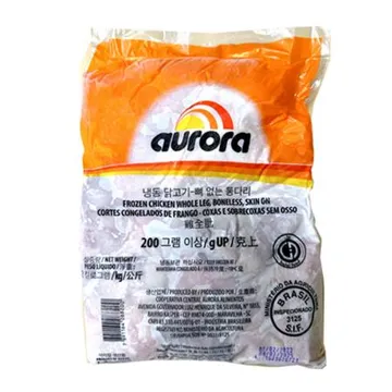 냉동 브라질 닭정육 1박스12kg (2kgx6팩) 닭다리순살 오로라