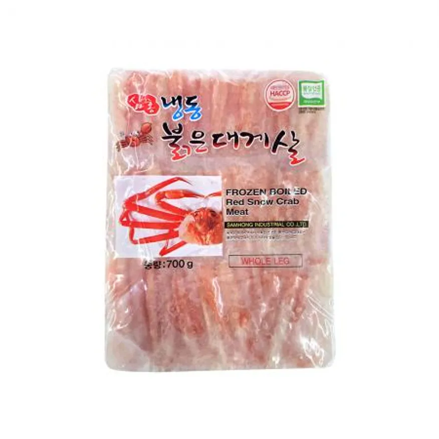붉은 대게살 올레그 700g 냉동 3단 삼홍 게다리살 이미지