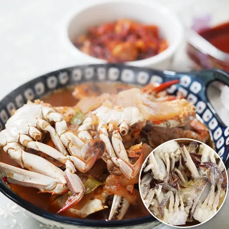 A급 난통 절단꽃게 3L 5.4kg (450gx12팩) 냉동 손질꽃게 이미지