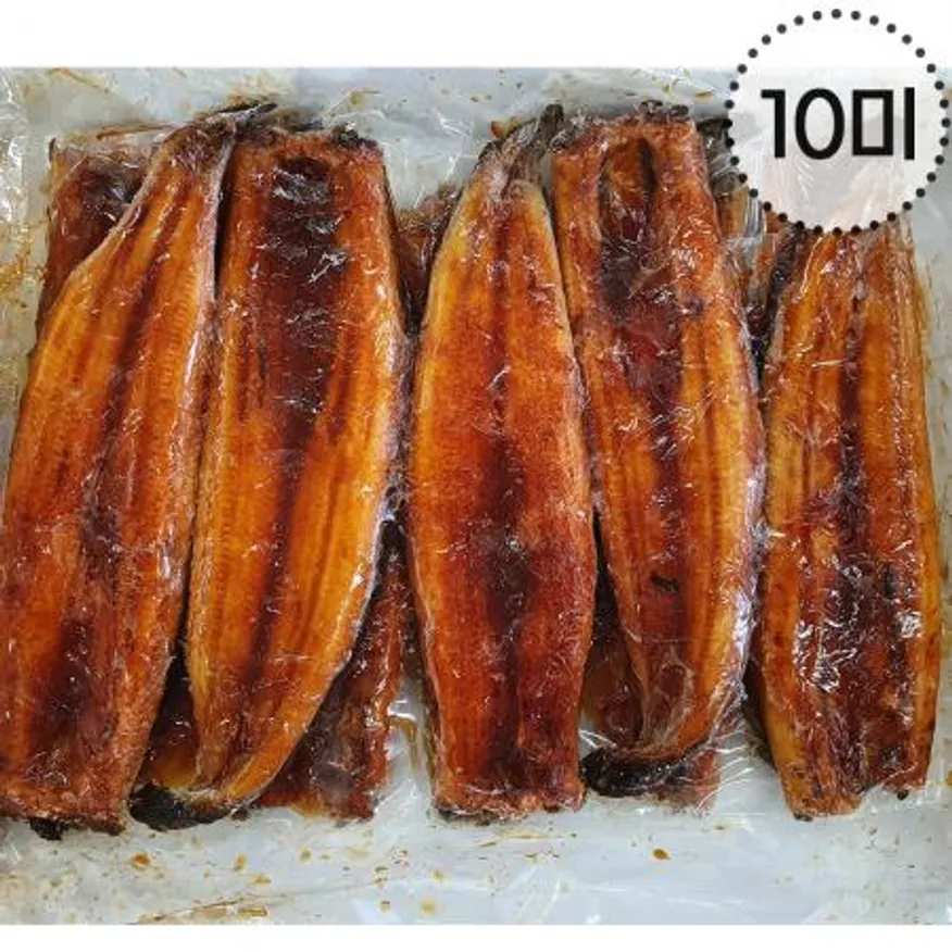 동림 민물양념장어구이 1박스10kg (1kgx10팩) 한팩당 10미 이미지