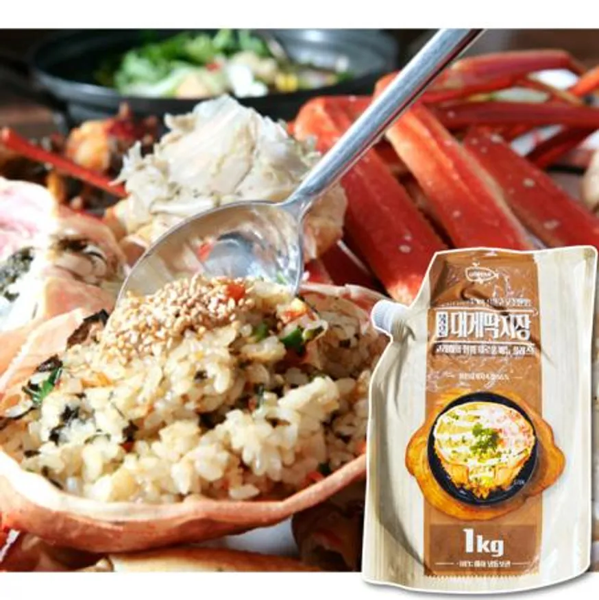 고래미 붉은 대게딱지장 1kg 대게장 이미지