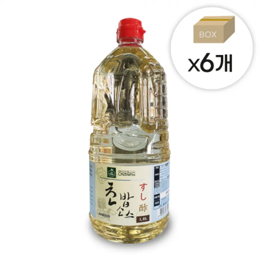 초밥소스 1박스1.8L (1.8L*6개) 이엔푸드 배합초 초대리 이미지