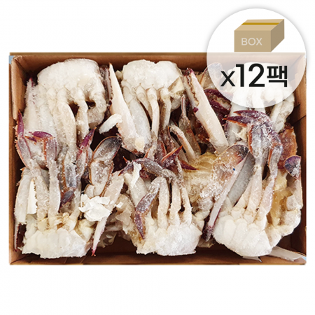 냉동 절단꽃게 2L 5.4kg(450gx12팩) 한팩당 11조각내외 손질꽃게