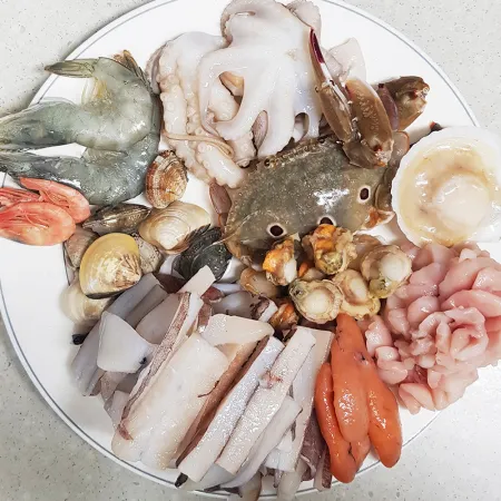 해물탕 밀키트 1.2kg 냉동 식당용 간편조리 이미지