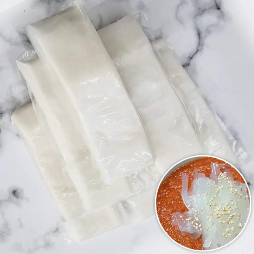 냉동 손질 한치 2kg(330gx6개) 물회용 횟감용 스틱형 대포한치 이미지