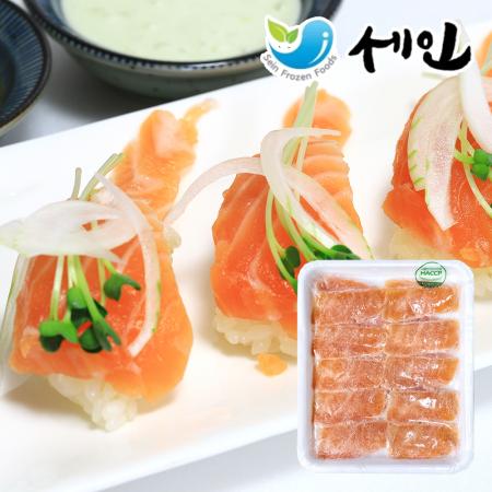 초밥용 훈제연어 20g(6gx20pcs) 냉동 스시 초밥재료