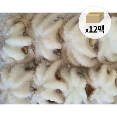 손질 쭈꾸미 8미 2.4kg (12ea*200g) 냉동 생물쭈꾸미
