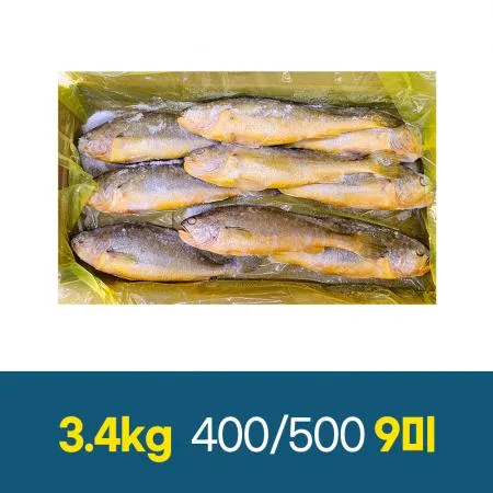 냉동 부세 조기 3.4kg 9미 제수용 한박스
