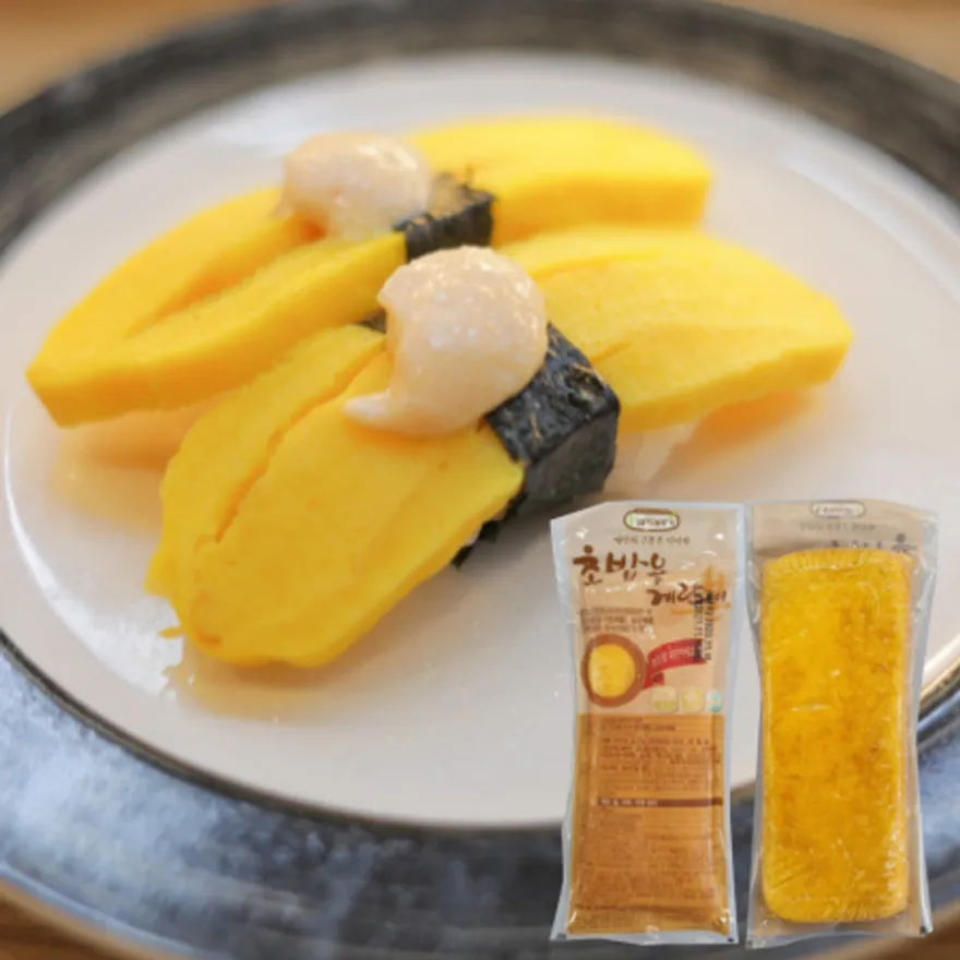 초밥용 계란말이 슬라이스 500g*1팩 파머스 초계란 초밥재료 이미지