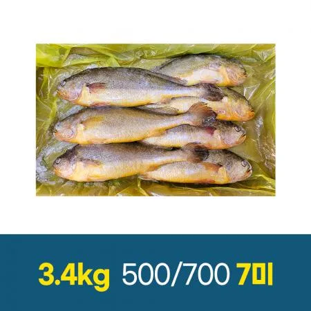 냉동 부세 조기 3.4kg 7미 제수용 한박스
