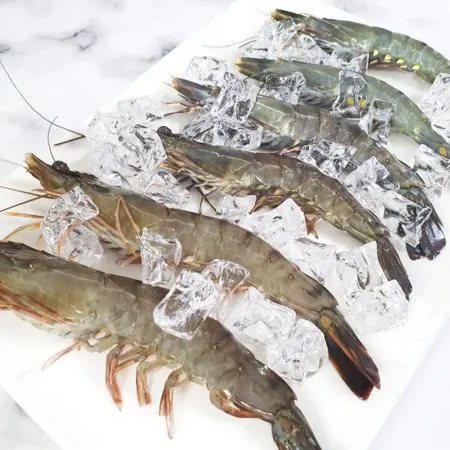 블랙타이거새우 10미 1박스5kg (500gx10팩) 업소용 냉동 대하 이미지