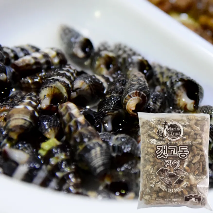 자숙 갯고동 바다다슬기 1kg 냉동갯고둥 이미지