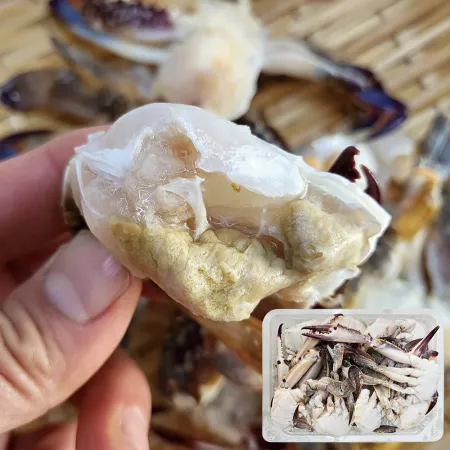 국내산 냉동 절단꽃게 400g 국산 10조각내외 게장용 육수용꽃게
