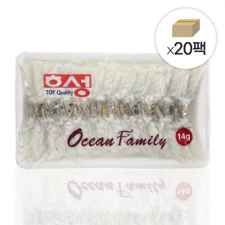 초밥용 백미새우 1박스5.6kg (280gx20팩) 한팩당14g*20미 생새우 초밥재료