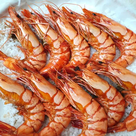 페루 흰다리새우 2kg(30-40) 70마리 내외 냉동 통새우 이미지