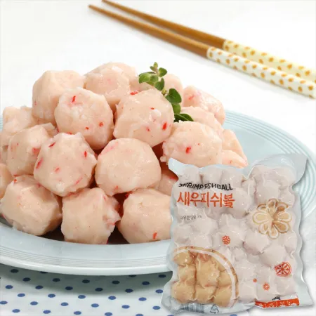 랜시 새우피쉬볼 500g 냉동 새우볼