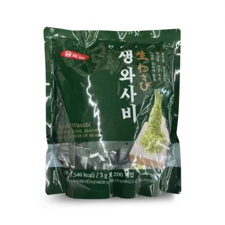 움트리 일회용 생와사비 3gX200개 배달용 와사비 고추냉이