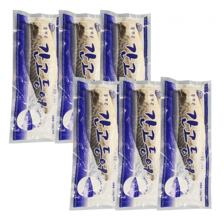 가시없는 노르웨이 순살 고등어 1kg 내외 6팩 간고등어 개별진공포장 이미지