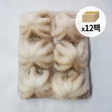 손질 쭈꾸미 6미 2.4kg (12ea*200g) 냉동 생물쭈꾸미