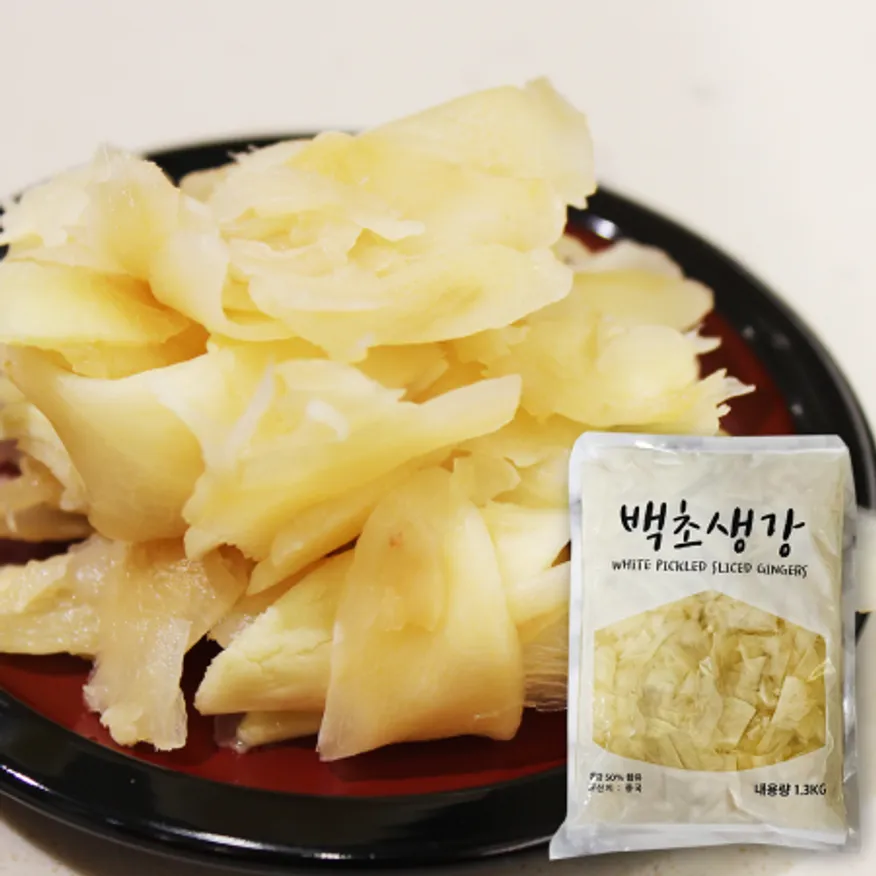 초생강 백색 1.3kg 생강초절임 미드미 이미지