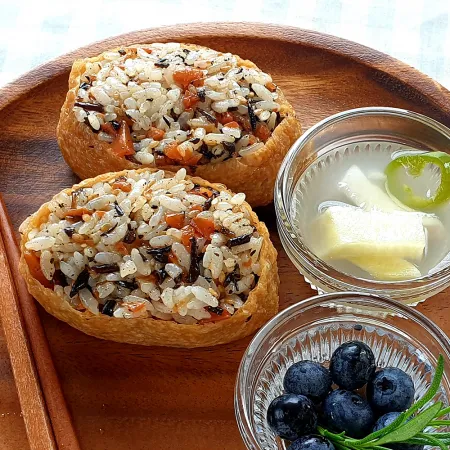 일본사각조미 유부초밥 900g(60매*1팩)  초밥재료 이미지