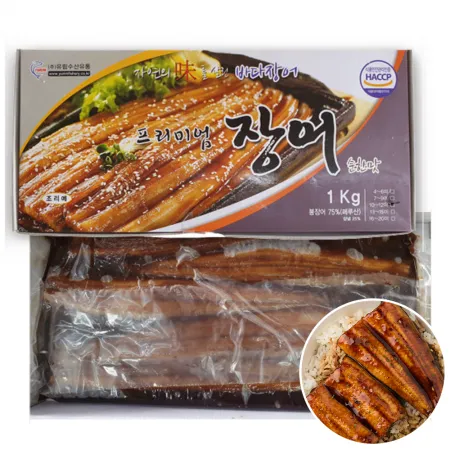 바다장어 양념구이 1kg 10~12미 붕장어 아나고 유림수산
