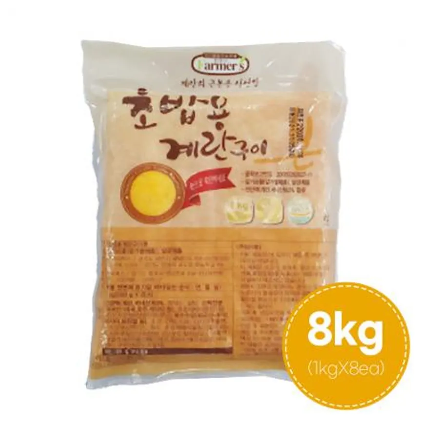 초밥용 계란말이 1박스8kg (1kgx8팩) 통 계란구이 파머스 이미지