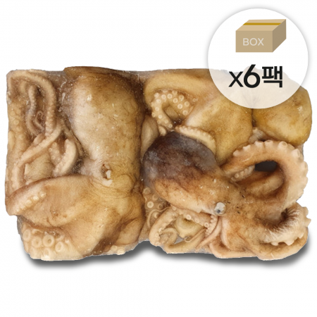 냉동 활낙지 300UP 1박스5.1kg (850gx6팩) 한팩당 3미내외