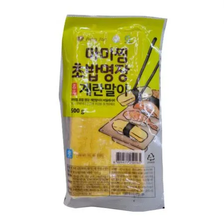 초밥용 계란말이 500g*1팩 슬라이스 마미찜 초밥재료 이미지