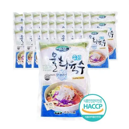 [업소용] 초정 물회 육수 냉면 양념 소스 12kg (400g*30봉) 이미지