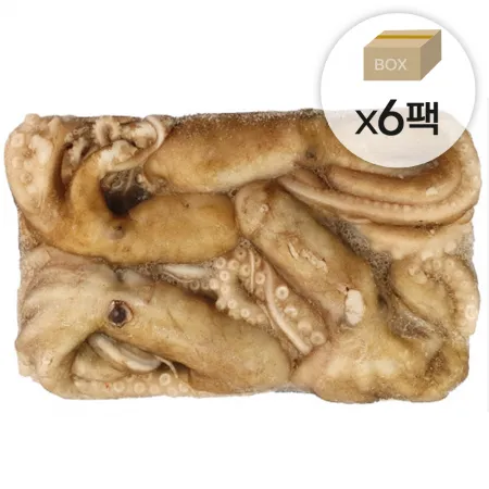 냉동 활낙지 200-300 1박스5.1kg (850gx6팩) 한팩당 4미내외