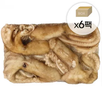 냉동 활낙지 200-300 1박스5.1kg (850gx6팩) 한팩당 4미내외