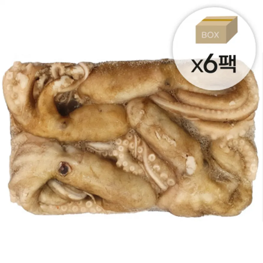 냉동 활낙지 200-300 1박스5.1kg (850gx6팩) 한팩당 4미내외 이미지