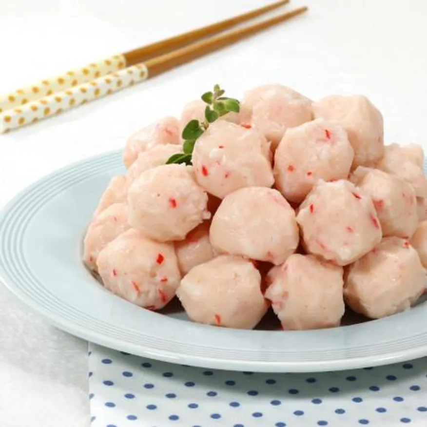 랜시 새우피쉬볼 500g 냉동 새우볼 이미지