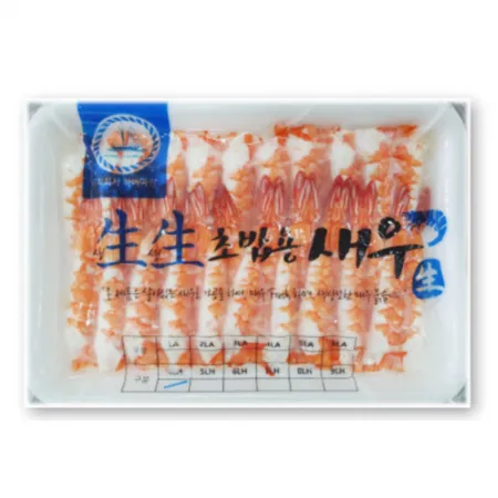초새우 4LH 130g(6.5g*20pcs) 목단 자숙 새우초밥재료 이미지