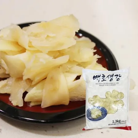 초생강 백색 1.3kg 생강초절임 백초생강
