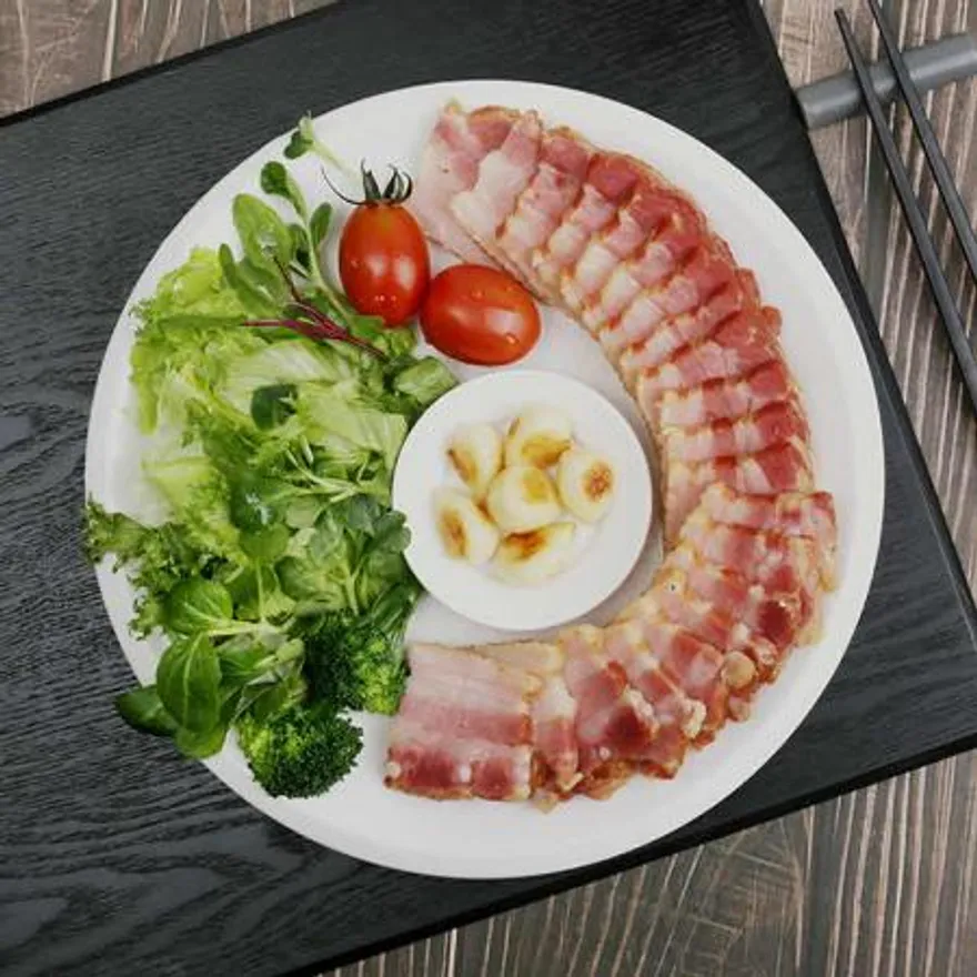 삼삼한 맛있는 훈제삼겹 바비큐500g10팩총5kg 이미지