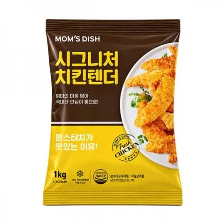 맘스터치 시그니처 치킨텐더1kg4팩총4kg